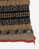 KAPITAL Fulling Wool Scarf Coptic Skull Beige Gloves and Scarves Scarves and Warmneck EK-1654XMA BEIGE