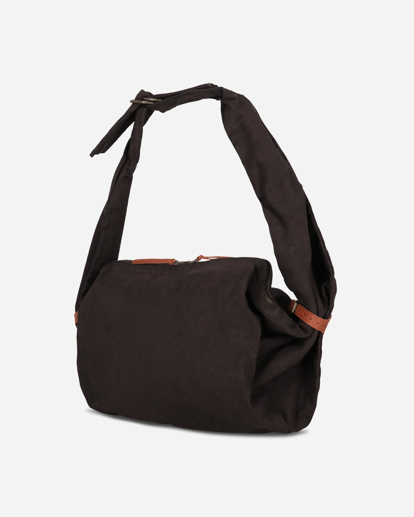 KAPITAL 6 Canvas Snufkin Bag Black Bags and Backpacks Shoulder Bags EK-1483XB BLACK