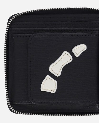 KAPITAL Thumb Up Bone Band Zip Wallet Black Wallets and Cardholders Wallets K2503XG522 BLACK