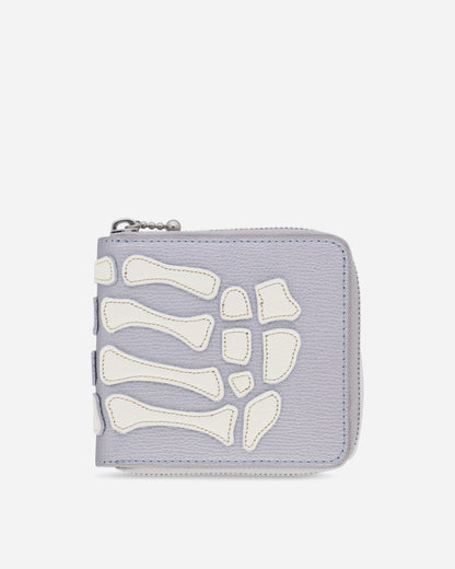 KAPITAL Thumb Up Bone Band Zip Wallet Silver Wallets and Cardholders Wallets K2503XG523 SILVER