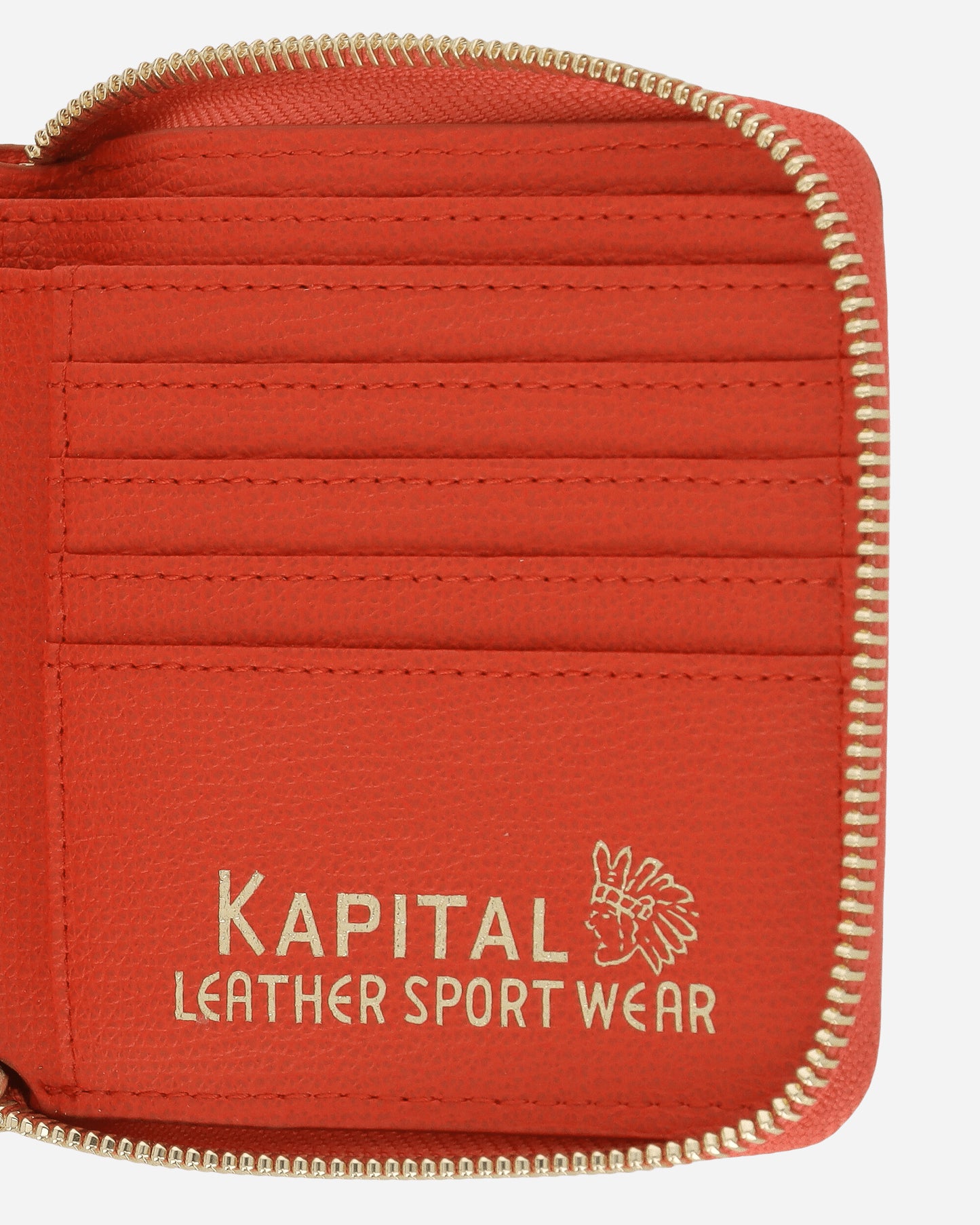 KAPITAL Thumb Up Bone Band Zip Wallet Red Wallets and Cardholders Wallets K2503XG522 RED