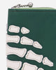 KAPITAL Thumbs-Up Bone Hand Zip Mini Wallet Green Wallets and Cardholders Wallets EK-1401XG GREEN