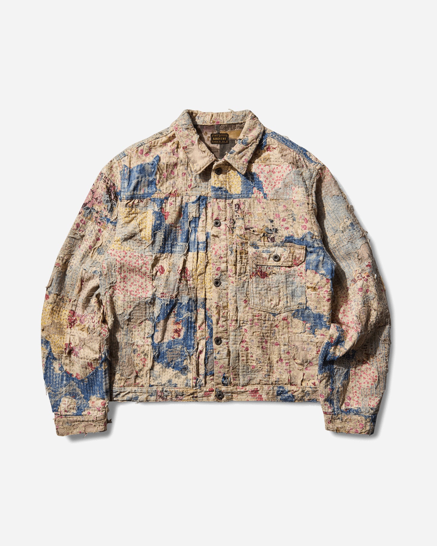 KAPITAL Champetre Boro Spring Jkt Graybeige Coats and Jackets Bomber Jackets K2412LJ156 GRAYBEIGE