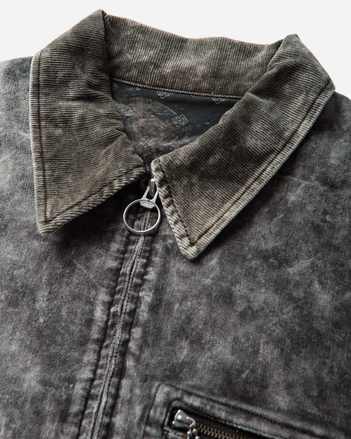 KAPITAL Velveteen Hunter Drizzler Jkt Black Coats and Jackets Bomber Jackets K2509LJ077 BLACK