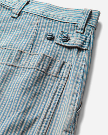 KAPITAL Liberty Hickoree Fatigue Baggy Pants (Rushfiled Remake) Hickory Stripes Pants Casual K2503LP036 HICKOREE