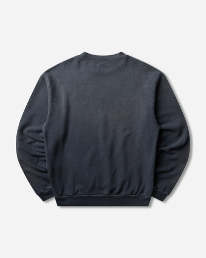 KAPITAL Swt Knit Crew Swt Kapsize Rule Black Sweatshirts Crewneck K2511LC160 BLACK