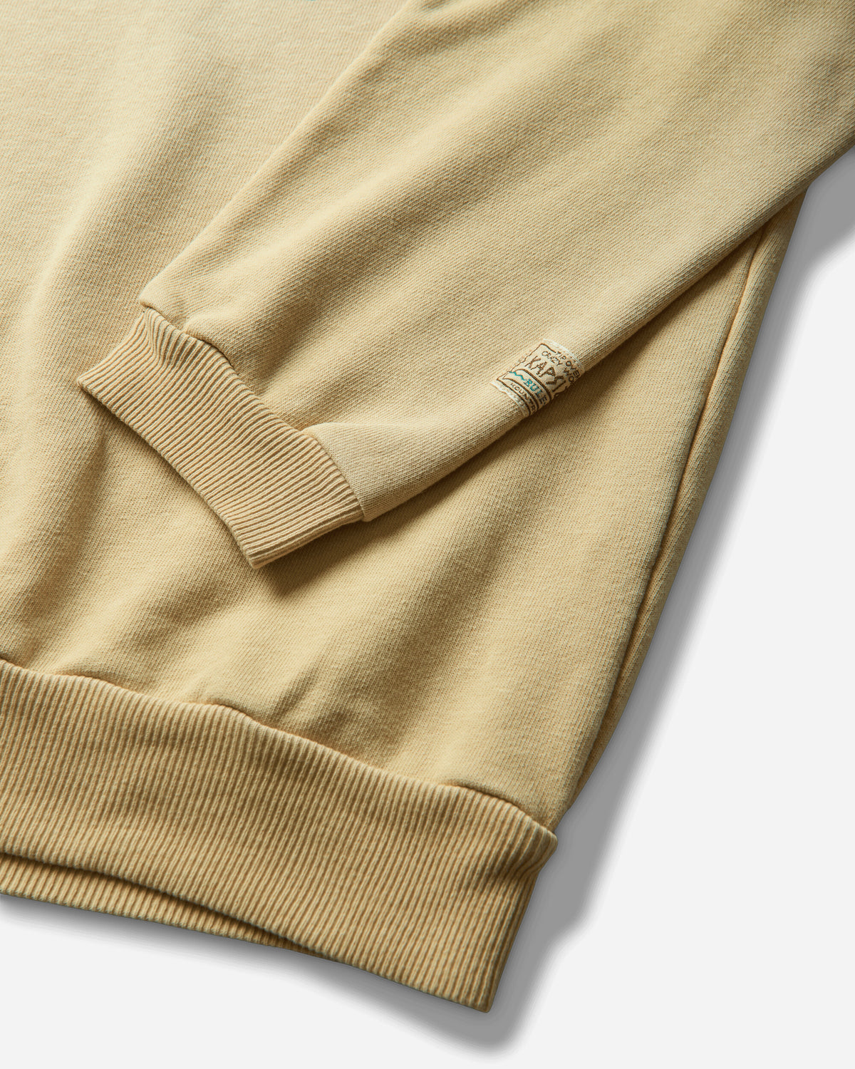 KAPITAL Swt Knit Crew Swt Kapsize Rule Light Yellow Sweatshirts Crewneck K2511LC160 LIGHTYELLOW