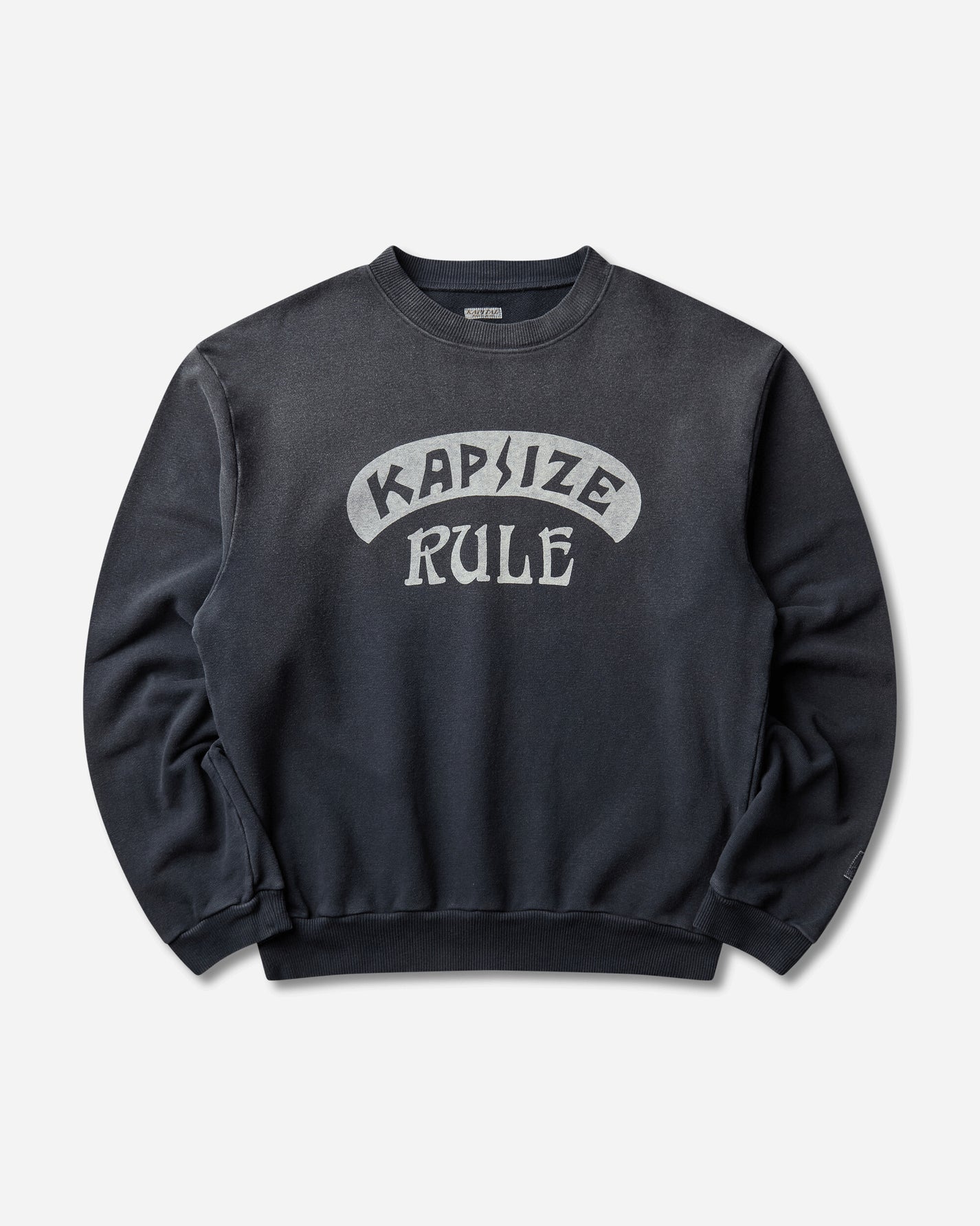 KAPITAL Swt Knit Crew Swt(Kapsize Rule) Black Sweatshirts Crewneck K2511LC160 BLACK