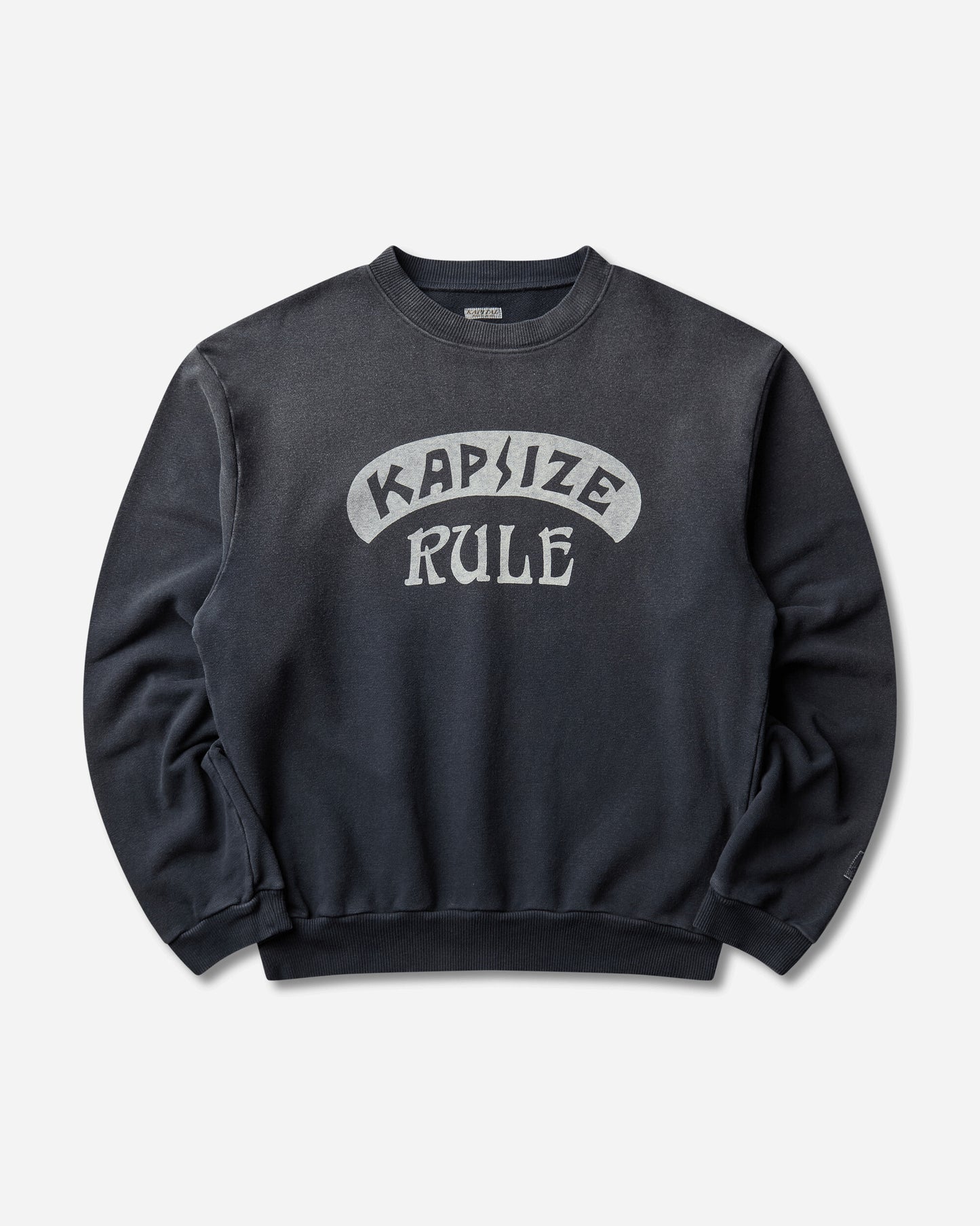 KAPITAL Swt Knit Crew Swt(Kapsize Rule) Black Sweatshirts Crewneck K2511LC160 BLACK