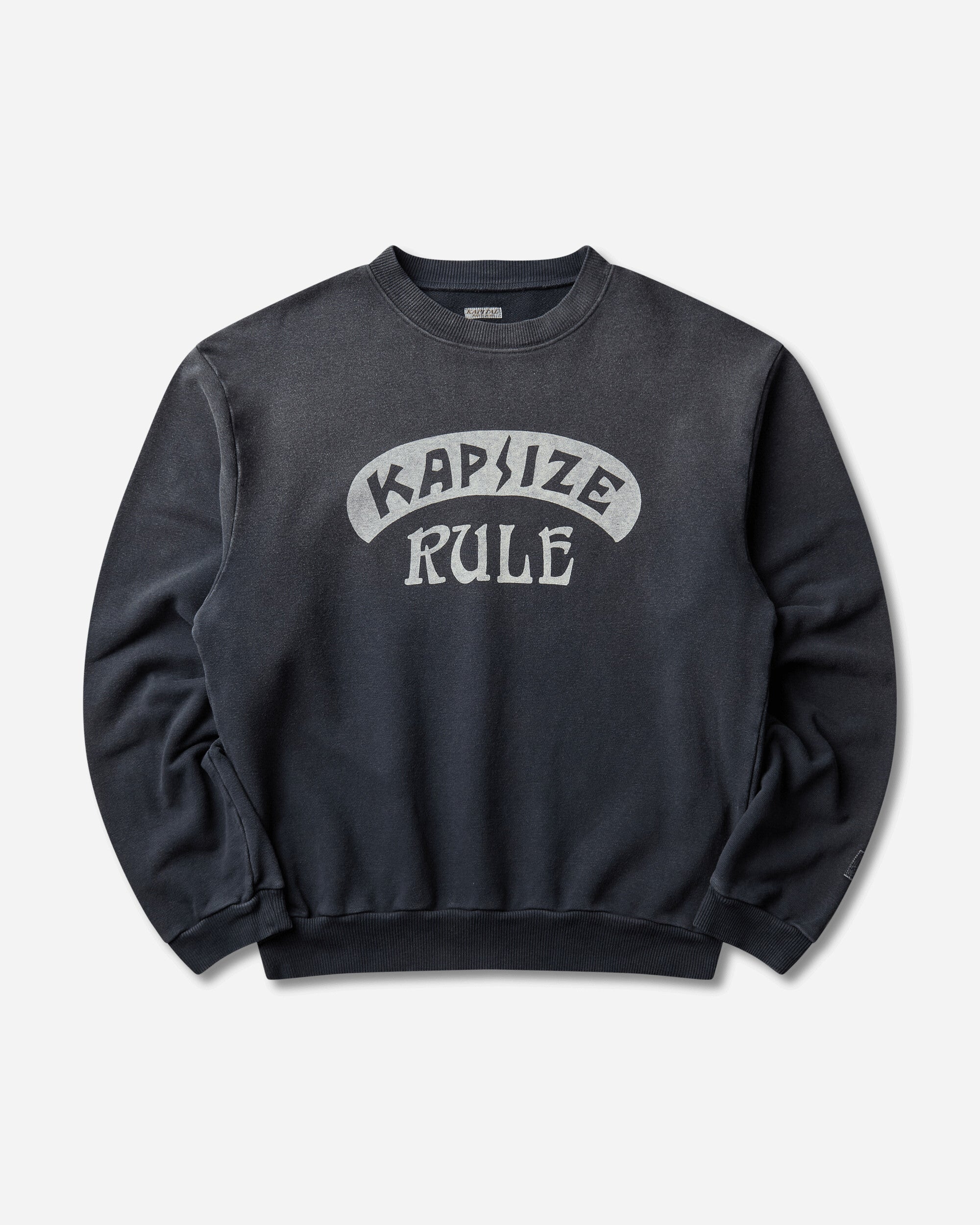 KAPITAL Swt Knit Crew Swt(Kapsize Rule) Black Sweatshirts Crewneck K2511LC160 BLACK