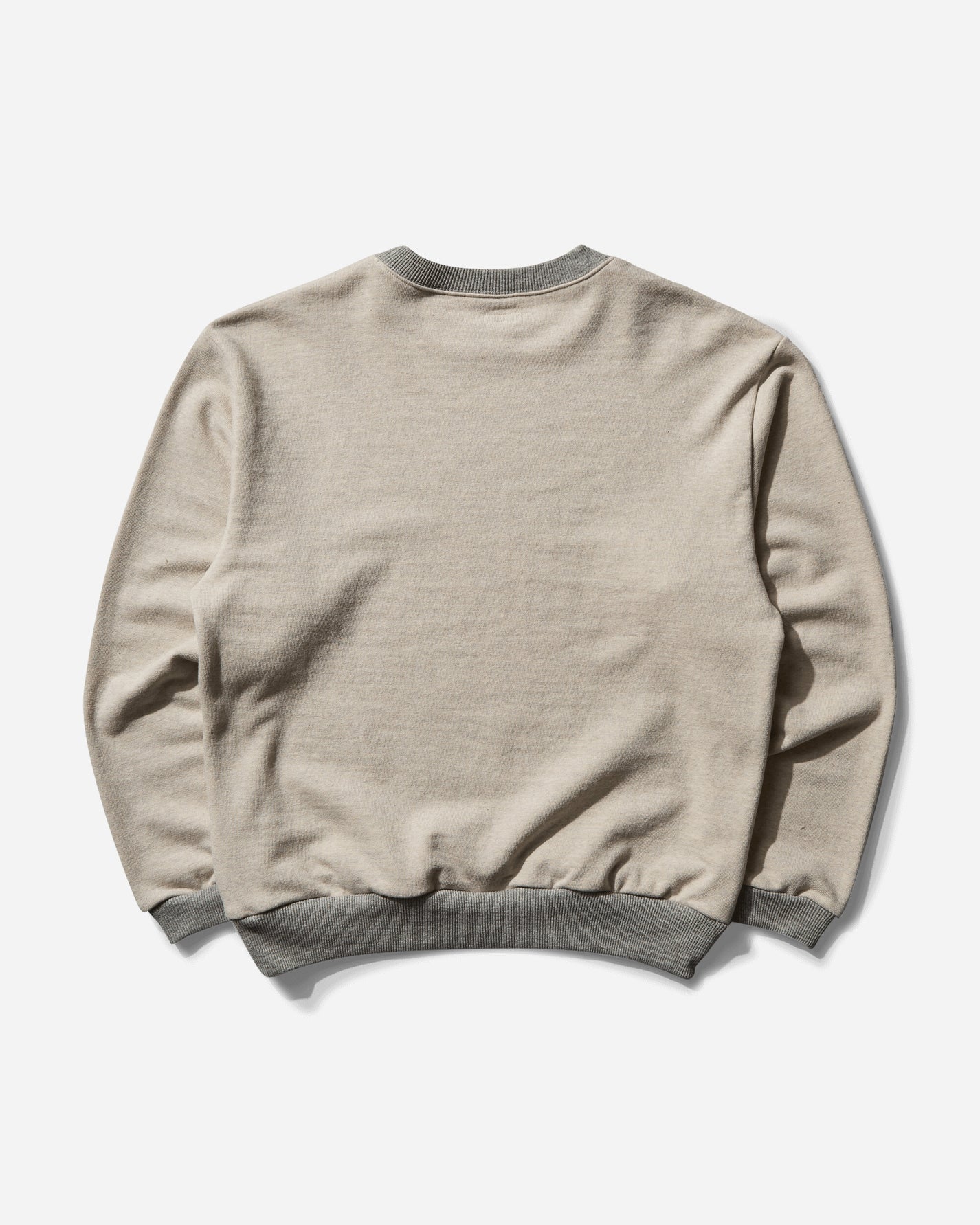 KAPITAL Swt Knit Crew Swt (Peckish Little Bear) Ecrxgray Sweatshirts Crewneck EK-1685LC 1