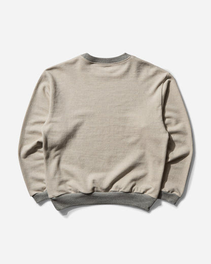 KAPITAL Swt Knit Crew Swt (Peckish Little Bear) Ecrxgray Sweatshirts Crewneck EK-1685LC 1