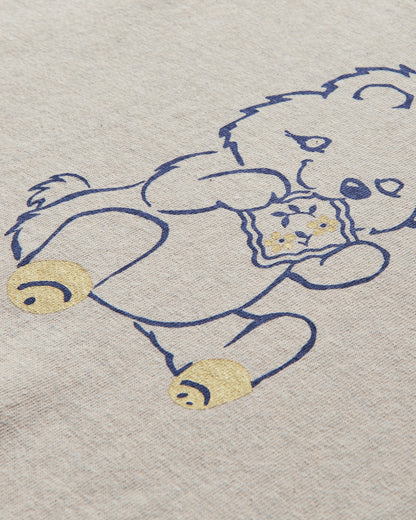 KAPITAL Swt Knit Crew Swt (Peckish Little Bear) Ecrxgray Sweatshirts Crewneck EK-1685LC 1