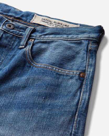 KAPITAL 13.5Oz Zimbabwe Denim 5P Monkey Th (Pro) Washed Indigo Pants Denim K2502LP008 PRO
