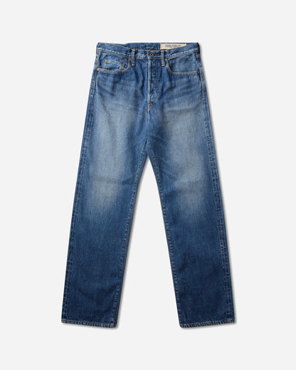 KAPITAL 13.5Oz Zimbabwe Denim 5P Monkey Th (Pro) Washed Indigo Pants Denim K2502LP008 PRO
