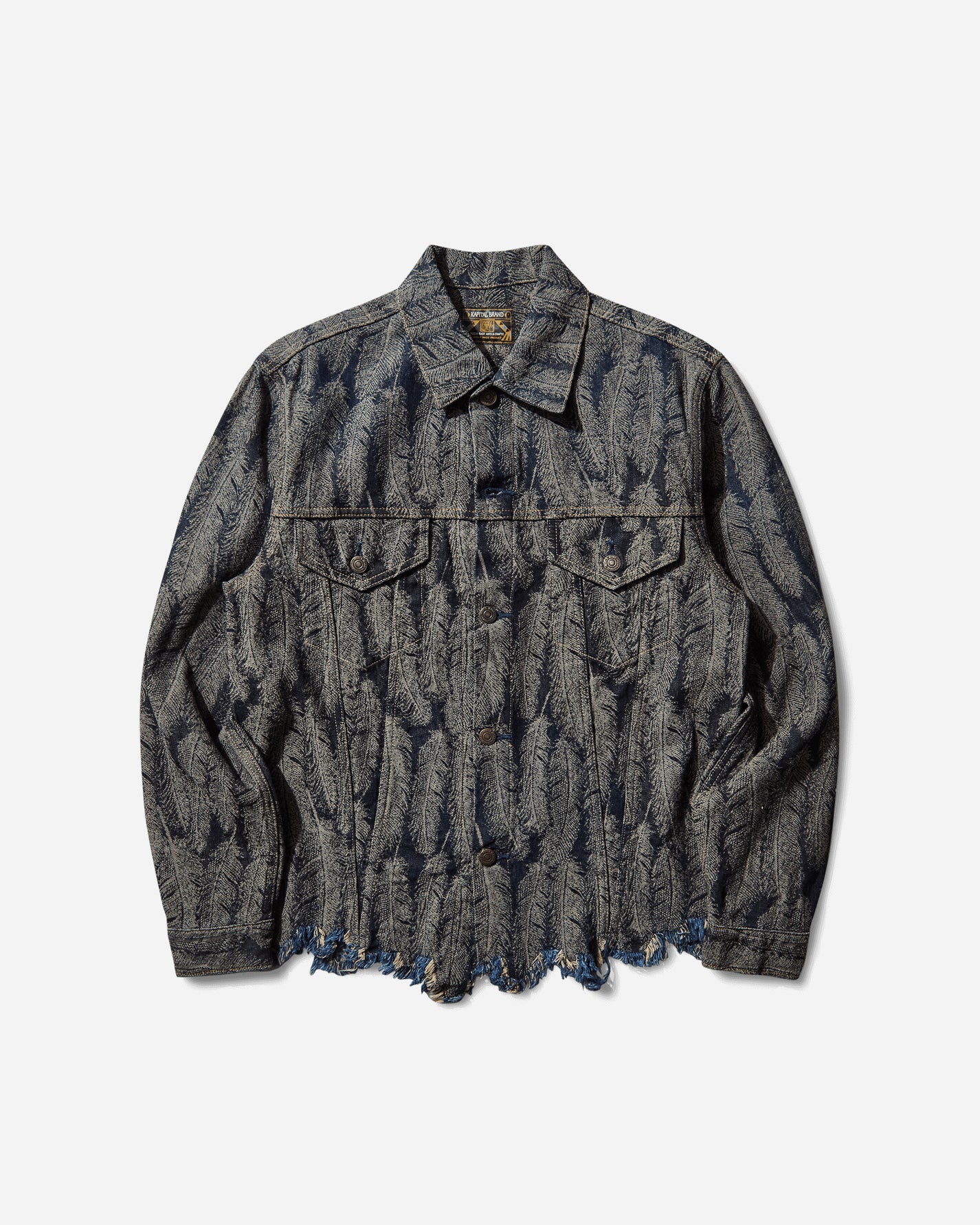 KAPITAL 12Oz Magpie Denim 3Rd Jkt Dark Coats and Jackets Denim Jackets K2403LJ018 DARK