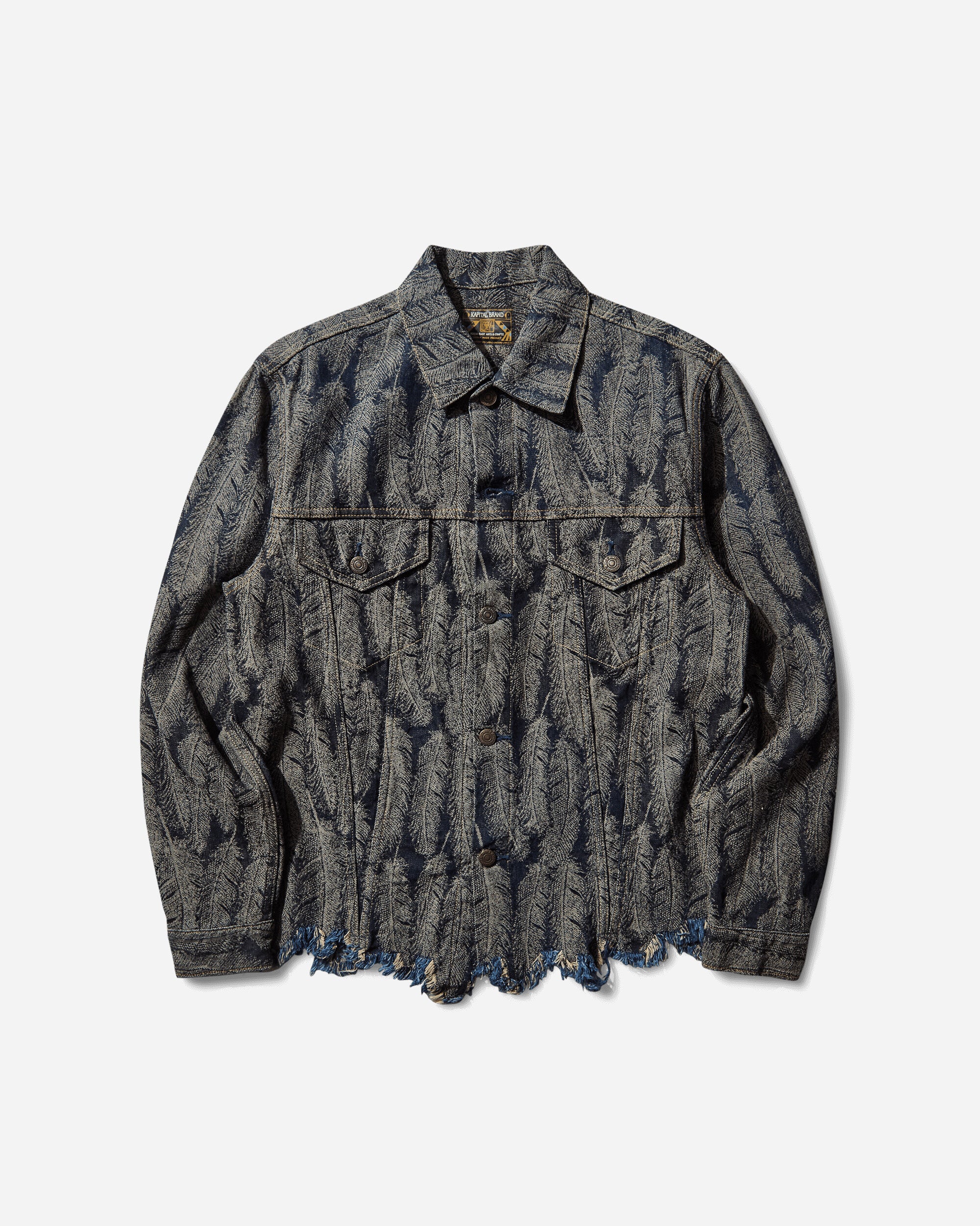 KAPITAL 12Oz Magpie Denim 3Rd Jkt Dark Coats and Jackets Denim Jackets K2403LJ018 DARK