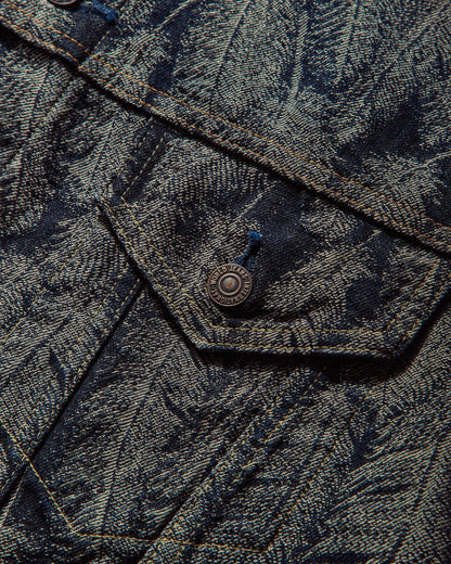 KAPITAL 12Oz Magpie Denim 3Rd Jkt Dark Coats and Jackets Denim Jackets K2403LJ018 DARK