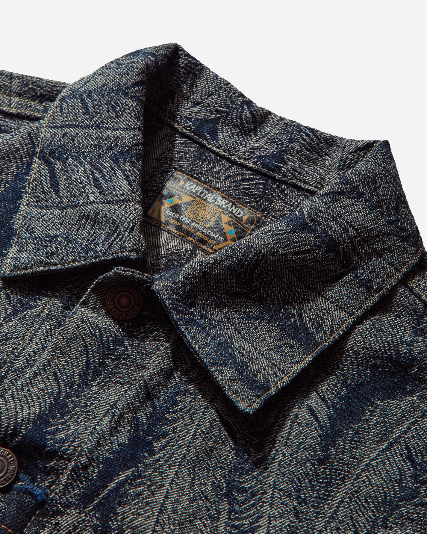 KAPITAL 12Oz Magpie Denim 3Rd Jkt Dark Coats and Jackets Denim Jackets K2403LJ018 DARK