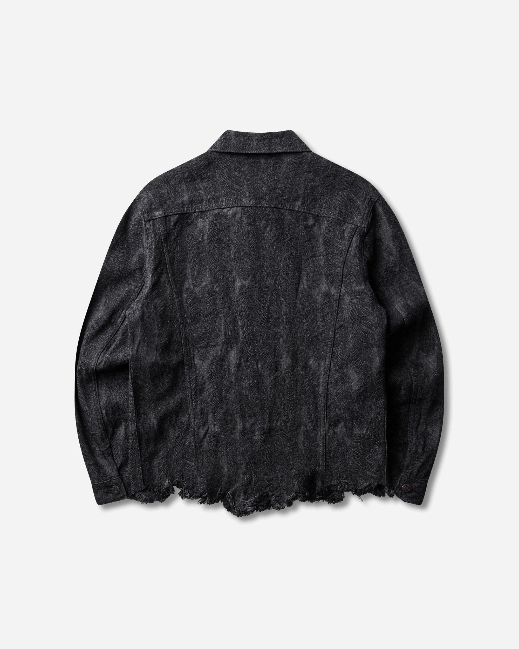 KAPITAL 12Oz Magpie Denim 3Rd Jkt Black - Black Coats and Jackets Denim Jackets K2503LJ024 BLKXBLK