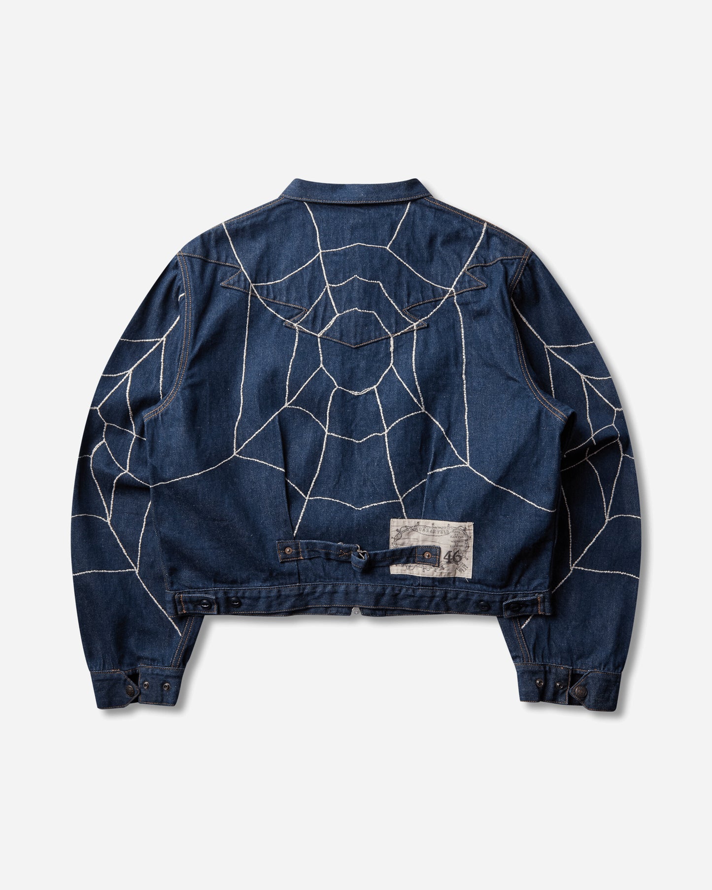KAPITAL 13Oz Denim Std Thunderbird Blouson (Kountry Dream Catch Remake) Indigo Coats and Jackets Denim Jackets K2504LJ179 IDG