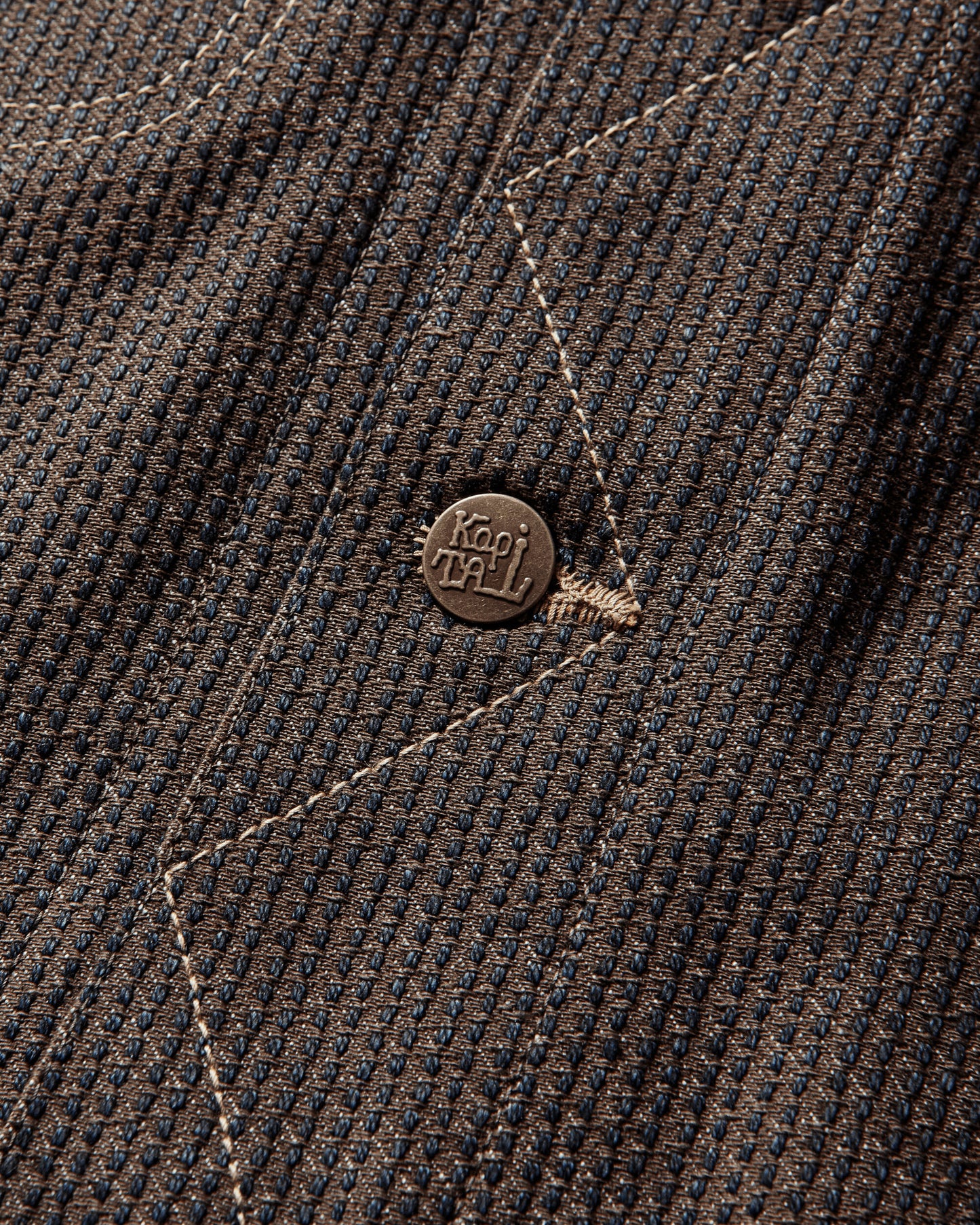 KAPITAL Century Denim Westerner Regular Jacket Kakishibu Dye Coats and Jackets Denim Jackets KAP-74B N5S