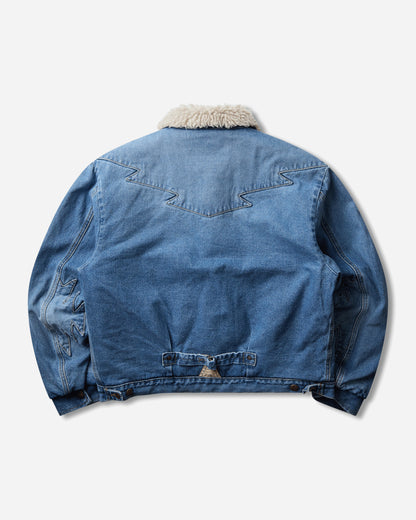 KAPITAL Oz Broken Denim Boa Fleece Thunderbird Jkt Pro Coats and Jackets Denim Jackets K2511LJ170 PRO
