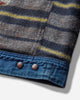 KAPITAL Oz Denim Lining Reversible Zip Up Work Jkt Pro Coats and Jackets Denim Jackets K2512LJ203 PRO