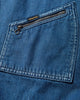 KAPITAL Oz Denim Lining Reversible Zip Up Work Jkt Pro Coats and Jackets Denim Jackets K2512LJ203 PRO