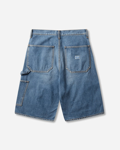 KAPITAL 14Oz Denim Shorts (Studs Remake) Washed Indigo Shorts Denim Short EK-1626SP PRO