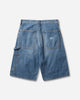 KAPITAL 14Oz Denim Shorts (Studs Remake) Washed Indigo Shorts Denim Short EK-1626SP PRO