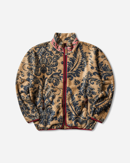 KAPITAL Damask Fleece Zip Blouson Beige Coats and Jackets Fleece Jackets EK-1530LCA BEIGE