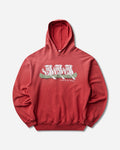KAPITAL Swt Knit Hoodie ("P" Bulldog) Red Sweatshirts Hoodies K2510LC097 RED