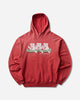 KAPITAL Swt Knit Hoodie ("P" Bulldog) Red Sweatshirts Hoodies K2510LC097 RED
