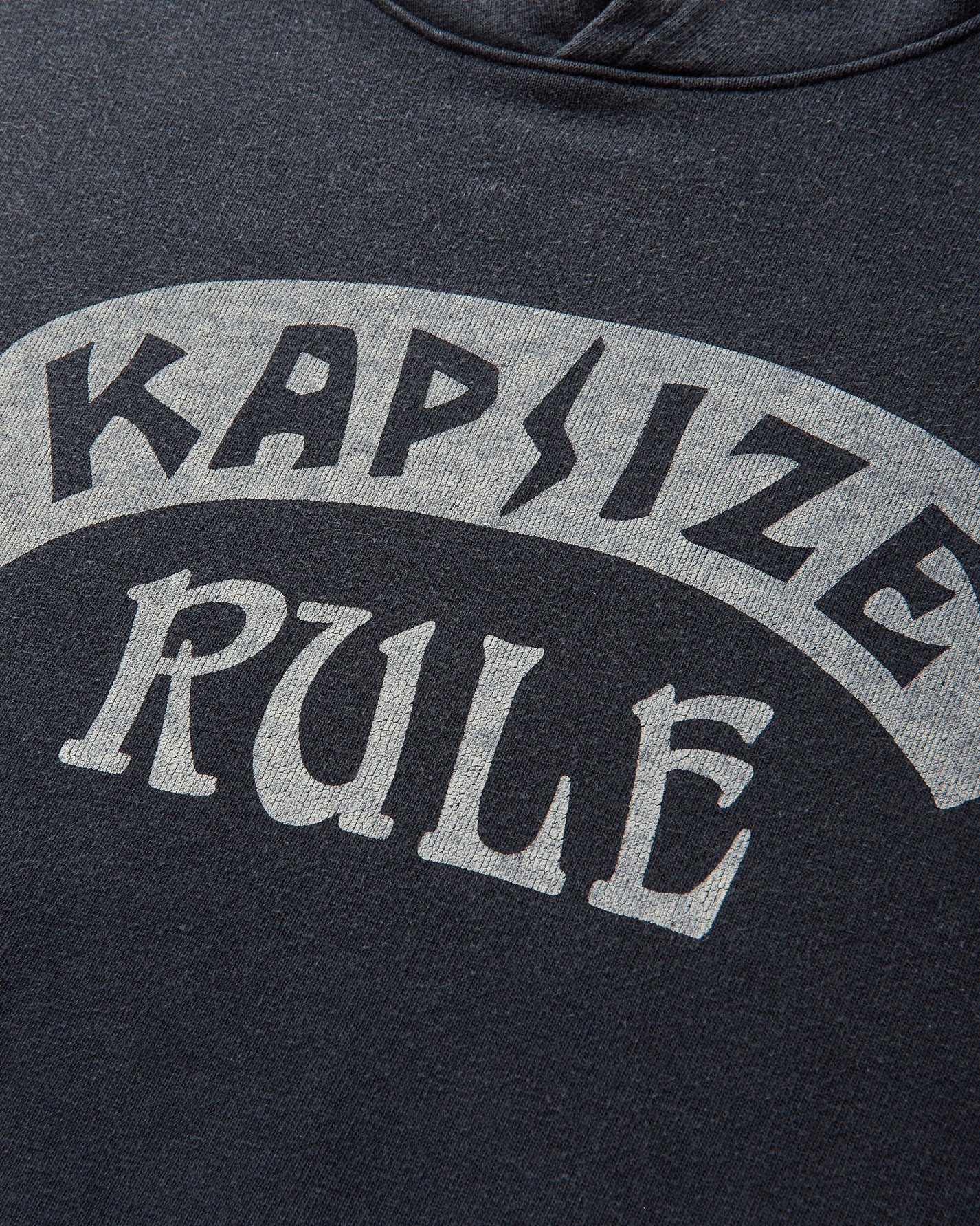 KAPITAL Swt Knit Hoodie (Kapsize Rule) Black Sweatshirts Hoodies K2511LC161 BLACK