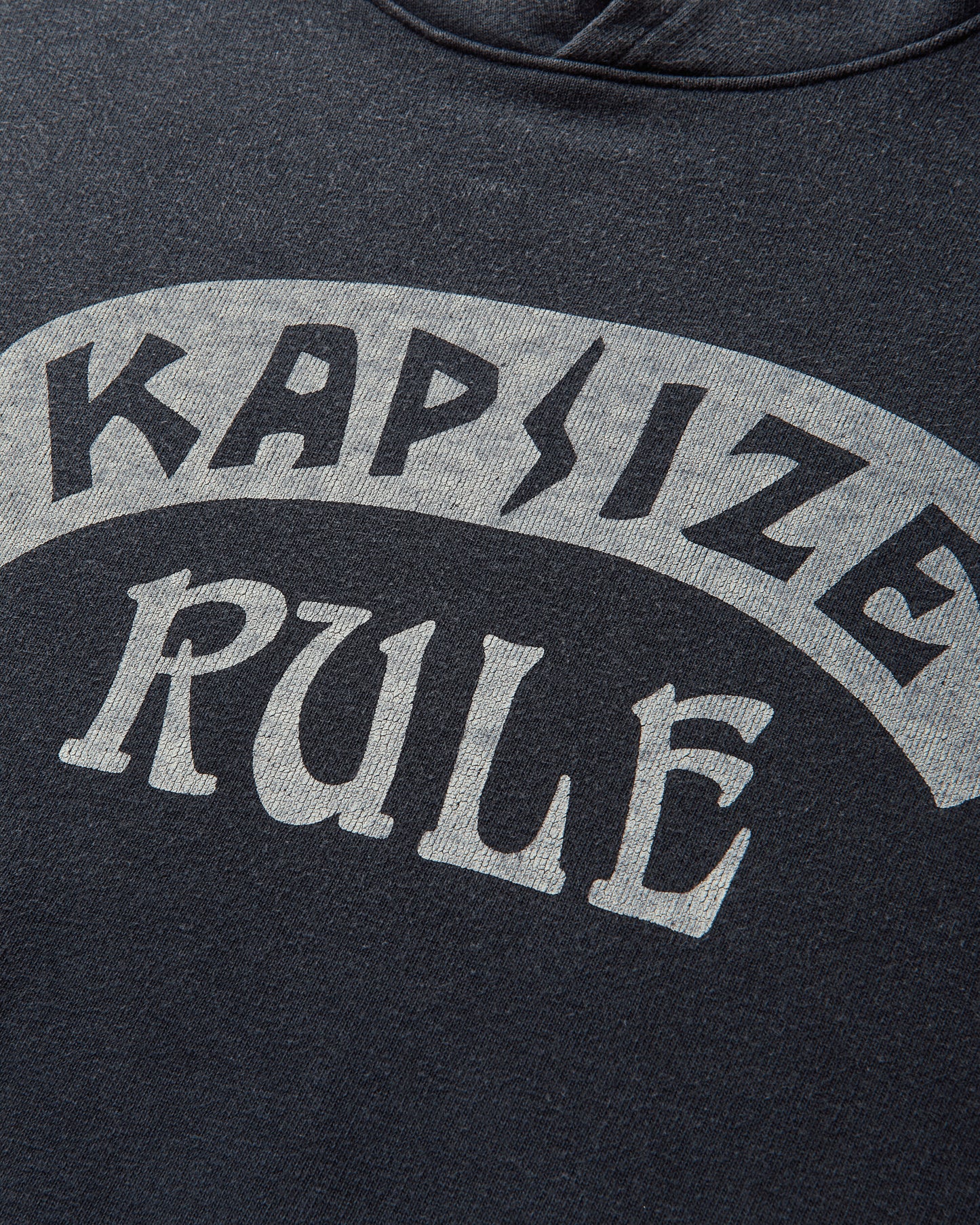 KAPITAL Swt Knit Hoodie (Kapsize Rule) Black Sweatshirts Hoodies K2511LC161 BLACK