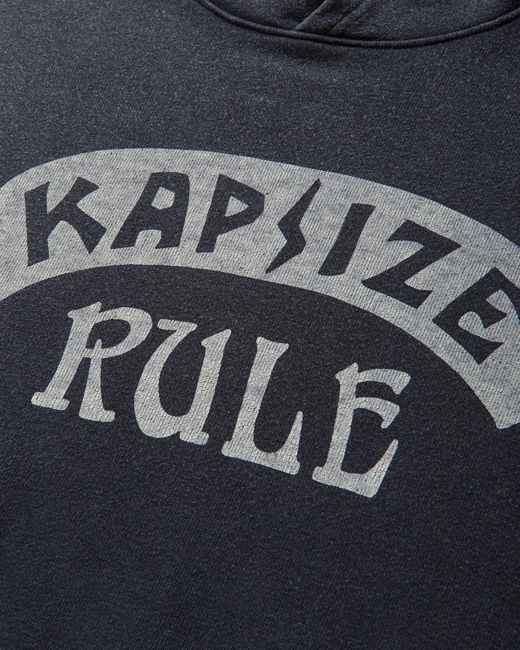 KAPITAL Swt Knit Hoodie (Kapsize Rule) Black Sweatshirts Hoodies K2511LC161 BLACK