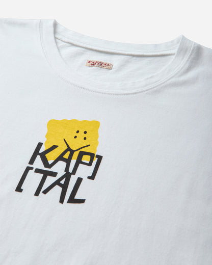 KAPITAL 20 Jersey Crew Longsleeve T Peckish Kap Yellow T-Shirts Longsleeve K2503SC064 YELLOW