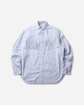 KAPITAL Cotton Stripe Fringed Husky Western Shirt Big Border Shirts Longsleeve Shirt K2503LS044 BIGBORDER