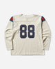 KAPITAL 16 Dense Jersey Elbowrip Football Tee #88 White T-Shirts Shortsleeve EK-1603LC WHITE