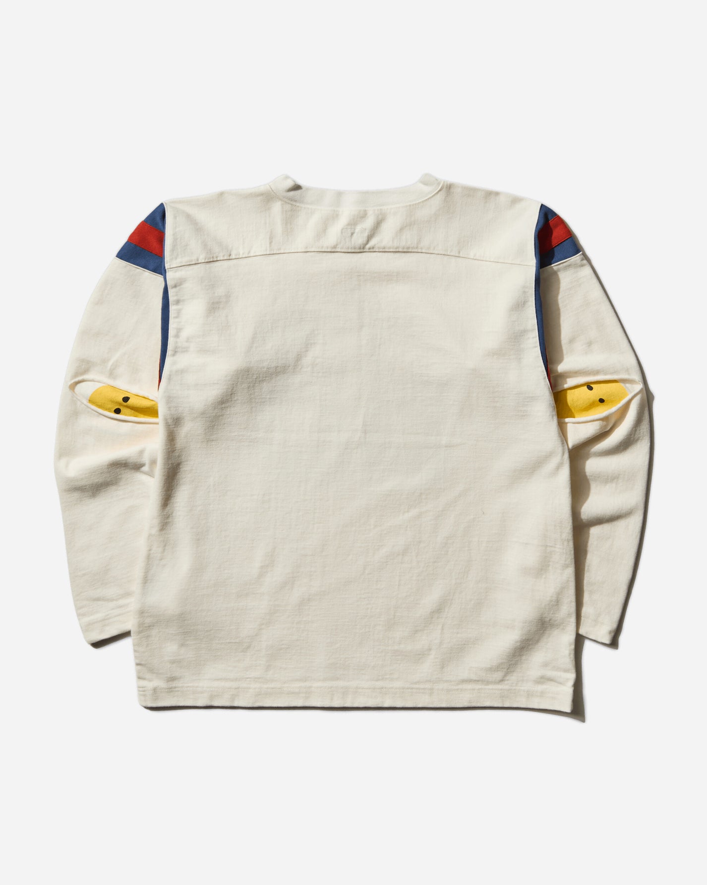 KAPITAL 16 Dense Jersey Elbowrip Football Tee #88 White T-Shirts Shortsleeve EK-1603LC WHITE