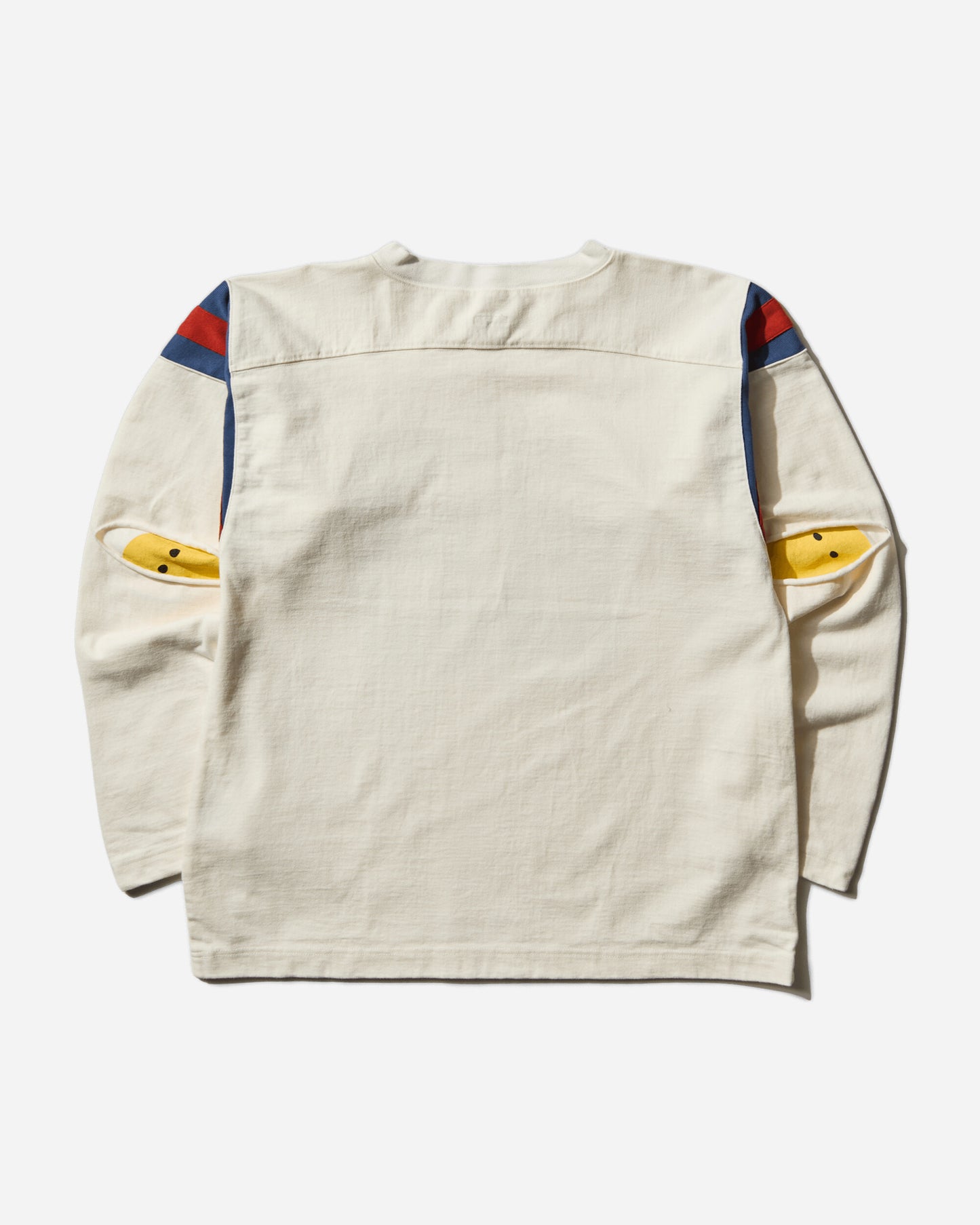 KAPITAL 16 Dense Jersey Elbowrip Football Tee #88 White T-Shirts Shortsleeve EK-1603LC WHITE