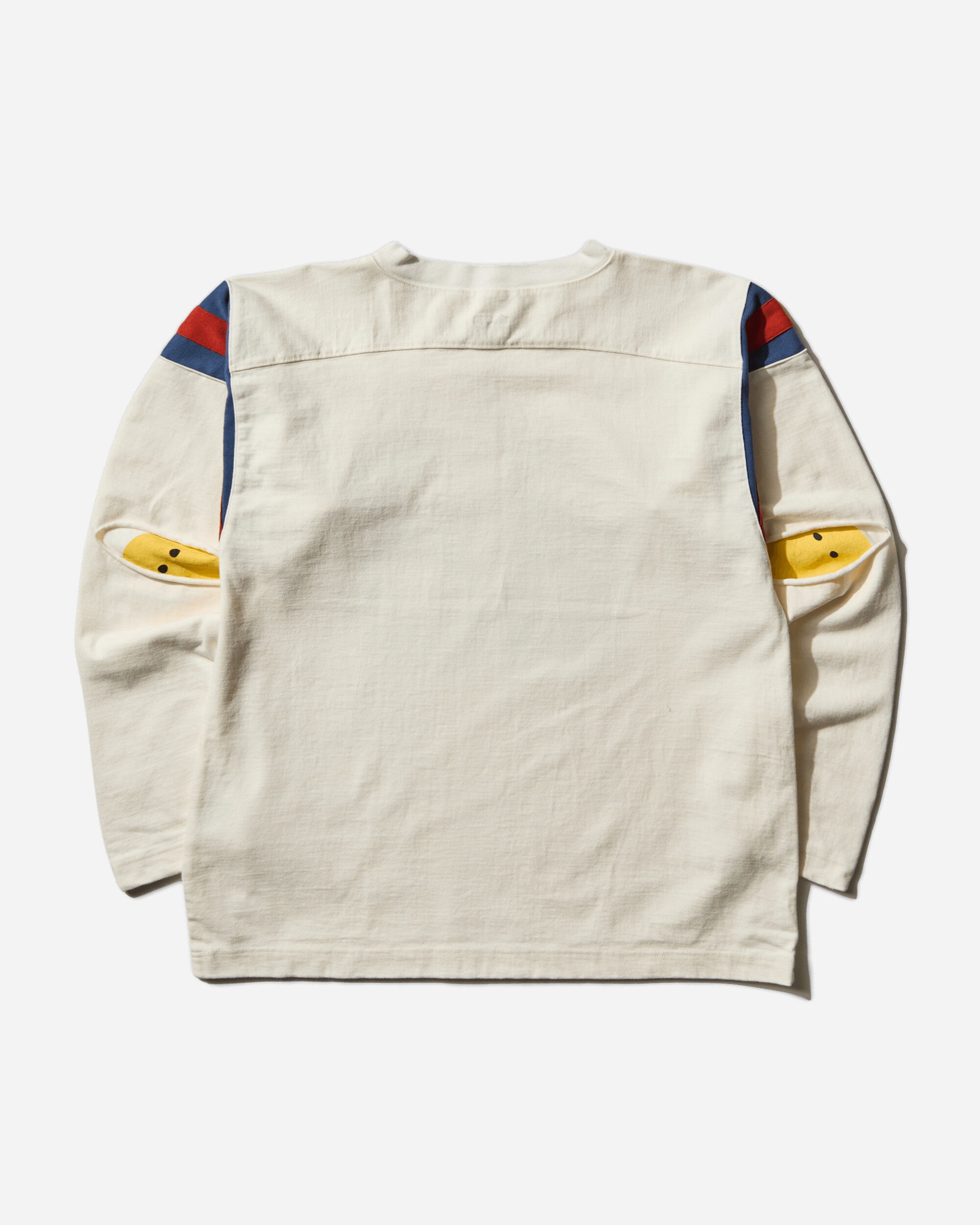 KAPITAL 16 Dense Jersey Elbowrip Football Tee #88 White T-Shirts Shortsleeve EK-1603LC WHITE