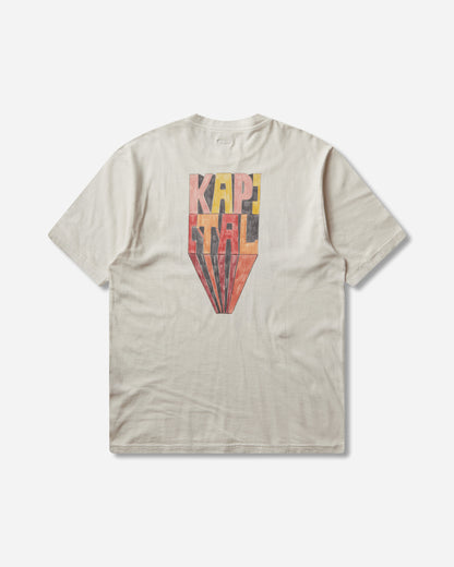 KAPITAL 20/-Jersey Crew T (Analog Piano Man) Ecru T-Shirts Shortsleeve K2503SC057 ECRU
