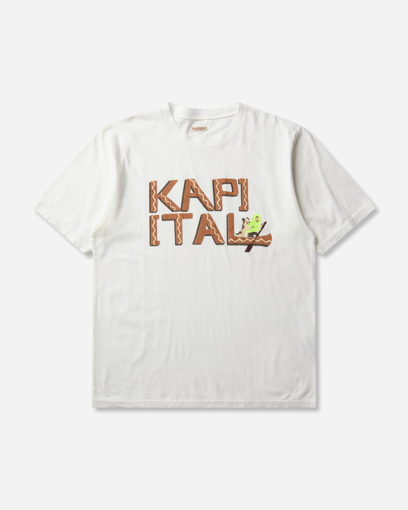 KAPITAL 20/-Jersey Crew T (Canoe Kapital) Brick T-Shirts Shortsleeve K2508SC005 BRICK