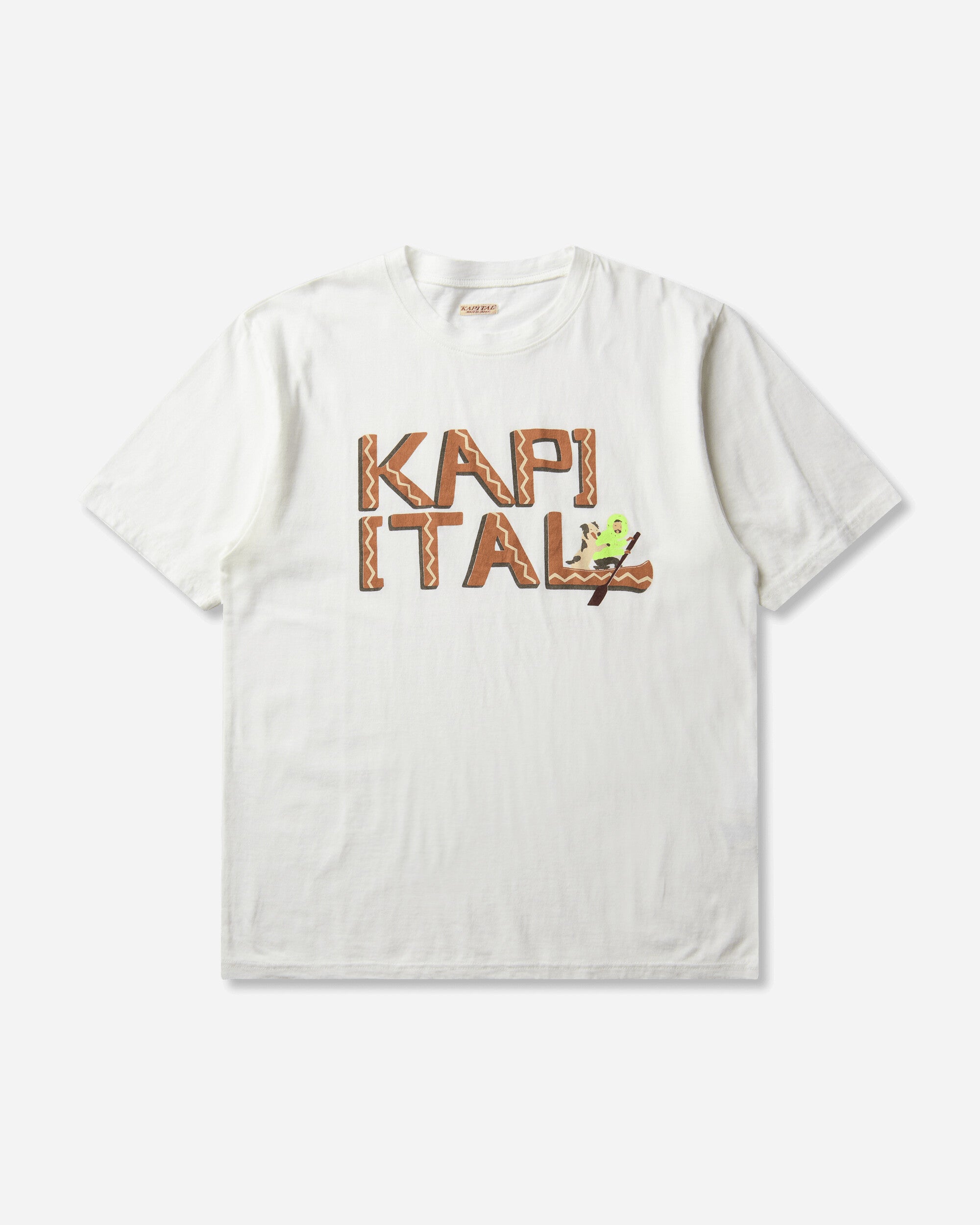 KAPITAL 20/-Jersey Crew T (Canoe Kapital) Brick T-Shirts Shortsleeve K2508SC005 BRICK