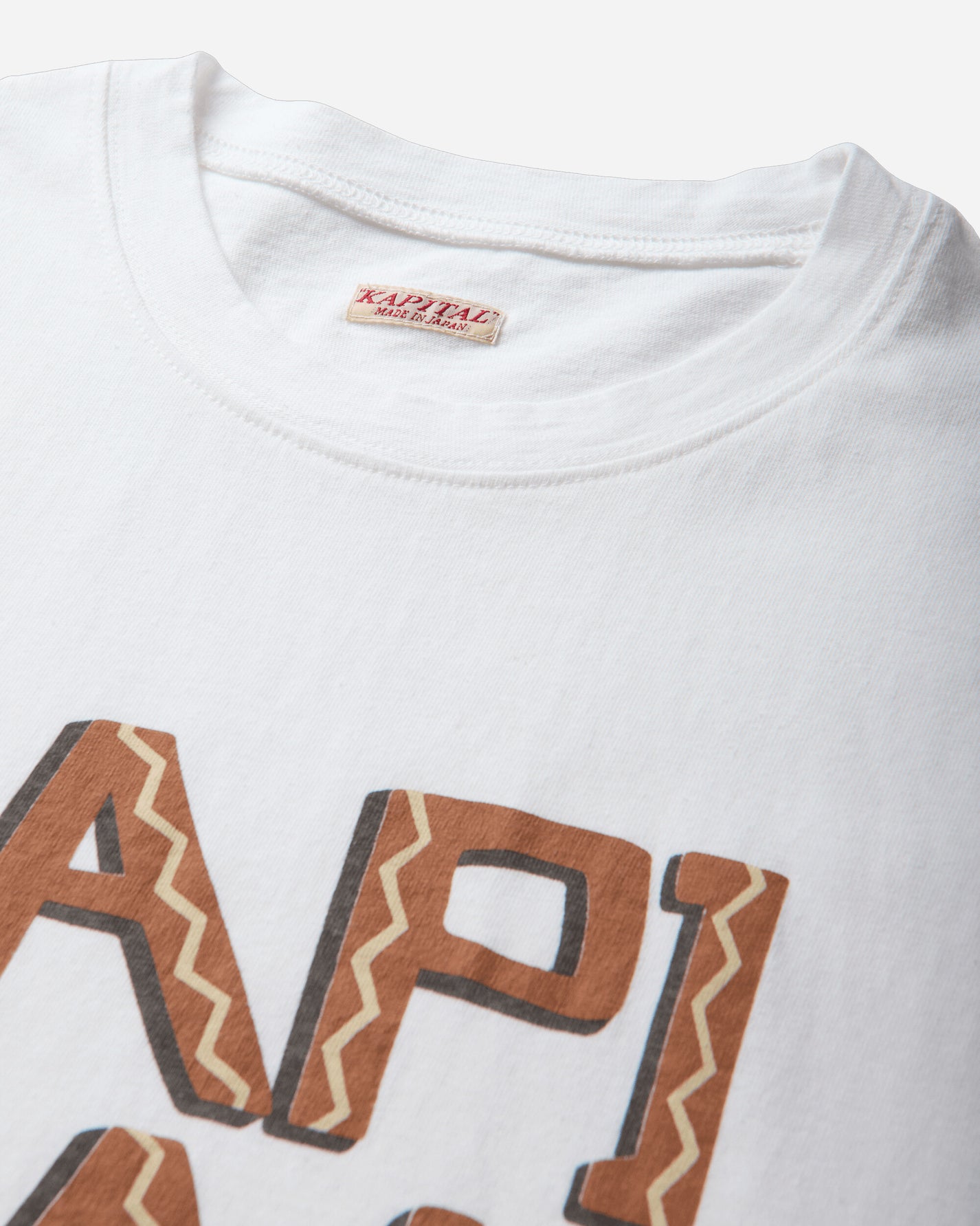 KAPITAL 20/-Jersey Crew T (Canoe Kapital) Brick T-Shirts Shortsleeve K2508SC005 BRICK