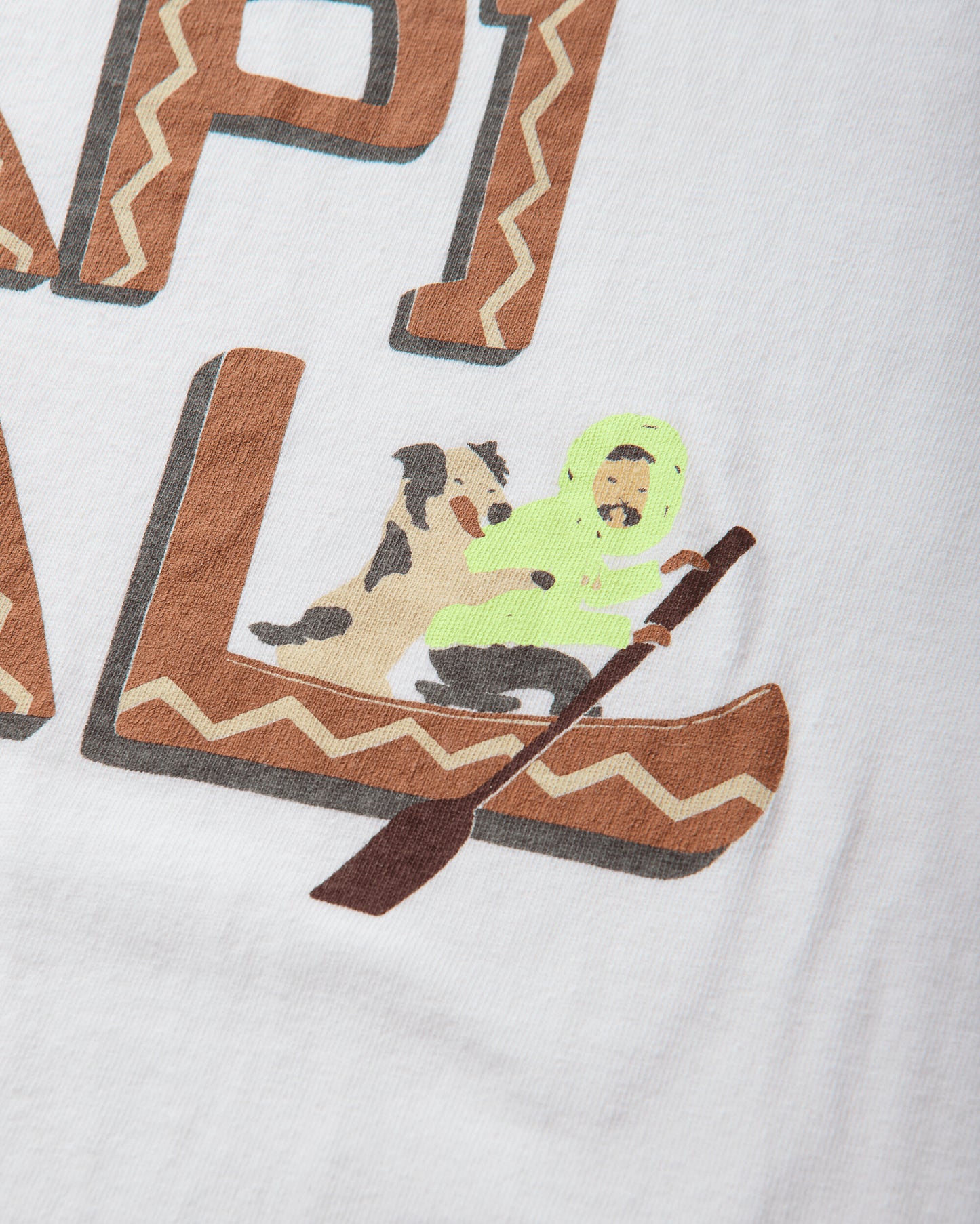 KAPITAL 20/-Jersey Crew T (Canoe Kapital) Brick T-Shirts Shortsleeve K2508SC005 BRICK