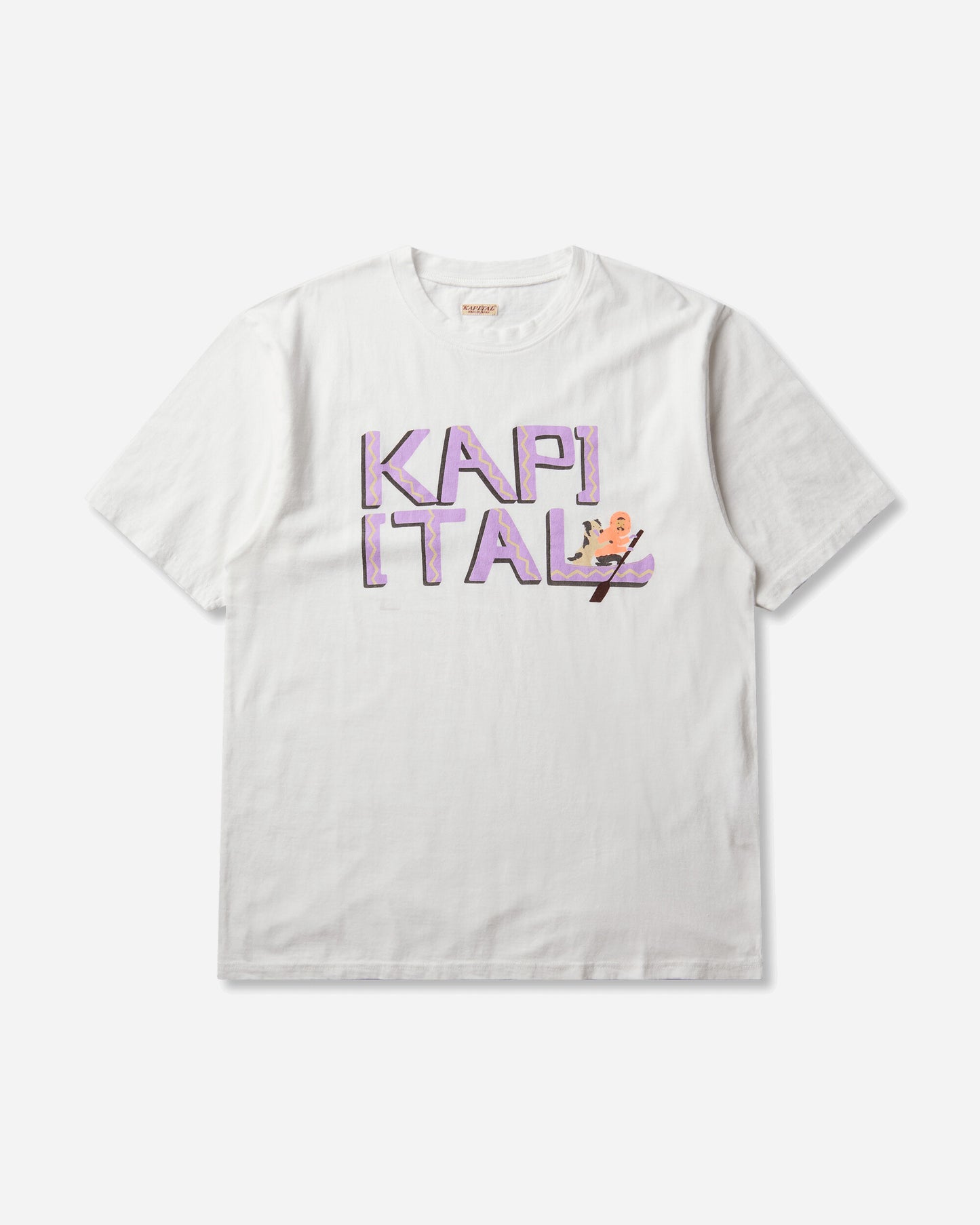 KAPITAL 20/-Jersey Crew T (Canoe Kapital) Purple T-Shirts Shortsleeve K2508SC005 PURPLE