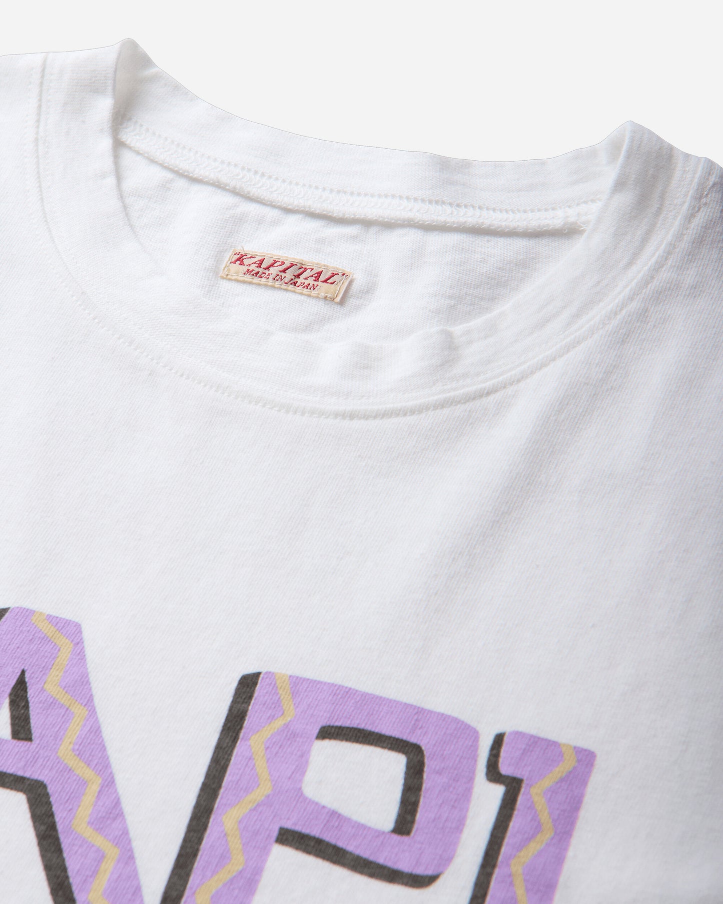 KAPITAL 20/-Jersey Crew T (Canoe Kapital) Purple T-Shirts Shortsleeve K2508SC005 PURPLE